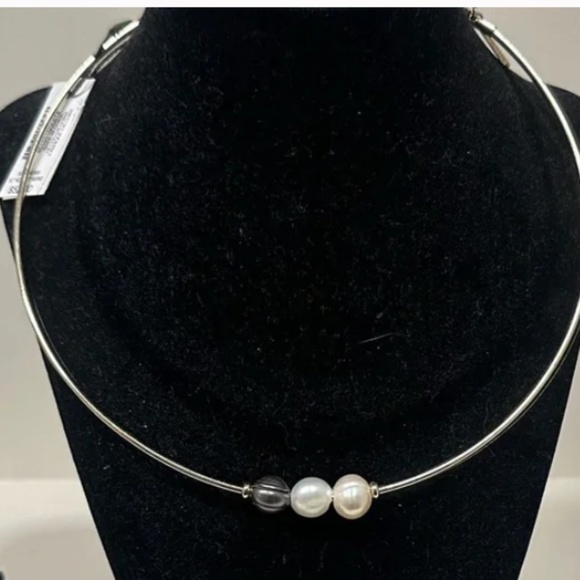WHBM Freshwater Pearl Floating Necklace - Picture 7 of 7